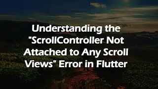 Understanding the 