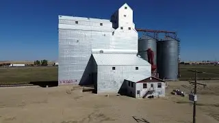 Moose Jaw, Saskatchewan Grain Elevator (Drone Video)