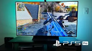 LG OLED C4 + Warzone PS5 Pro: игровой процесс в 4K 120 FPS HDR | Подсветка телевизора Govee 3