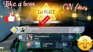 Gameplay video of Codm only sniper Headshot!! (On fire)