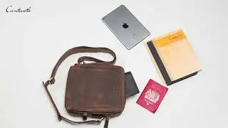 Messenger Bag Men-MB078 coffee