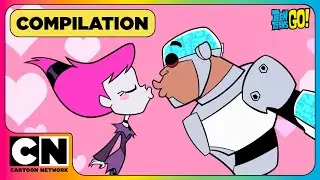 🤖 💕 Киборг и Джинкс ВЛЮБЛЕНЫ! 🥰 | Юные титаны, вперёд! | Cartoon Network Asia