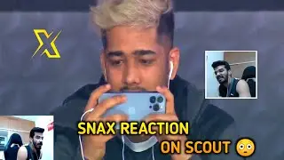 snax or viper reaction on scout 😳? || scout reply snax gaming || Daniel gaming