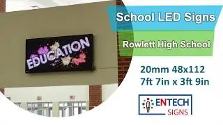 School LED Signs | Inform and Educate! | 20MM Indoor Sign