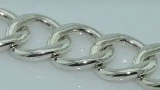 Handmade bracelet chain gourmette silver