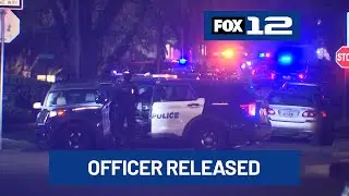 &lsquo;It&rsquo;s distressing&rsquo;: PPB officer released from hospital after shooting, search for suspect continues