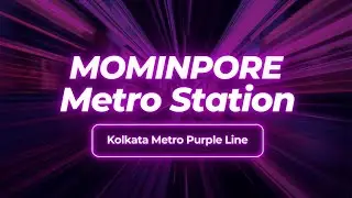 Mominpore Metro Station Construction Kolkata Metro Purple Line Update