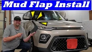 Installing Mud Flaps on KIA Soul EX - Bad Wrench