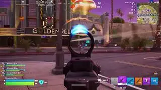 Fortnite. Playing with subscribers.