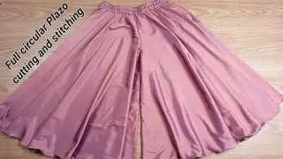 How To Make Circular Plazo Pants (DIY Guide)
