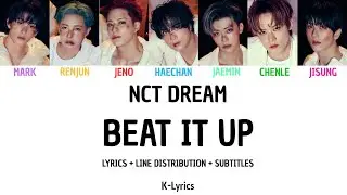 NCT DREAM - Beat it up (Lyrics + Line Distribution + Subtitles)