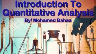 Introduction To Quantitative Analysis