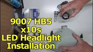 M4LED.com online support video for installing 9007 LED x10s with retaining collar
