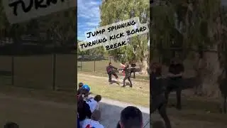Matt Fiddes Martial Arts Brisbane | Board Breaking Demonstration