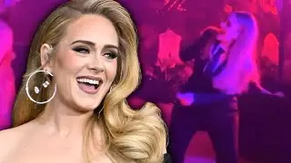 Adele DANCES to Rihanna Song