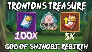 100x + 5x Tonton Roll Summons In God of Shinobi: Rebirth!!!