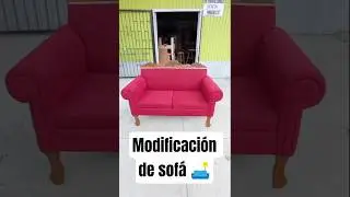 modificaci&oacute;n para sof&aacute;, cambio  tama&ntilde;o de tres personas a dos personas 🛋️#chile #muebles