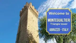 ЕДИНСТВЕННАЯ треугольная башня в Европе &ndash; Секрет Монтегуальтьери! 🇮🇹 🏛️⚔️🛡️ v.98