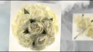 Brides Ivory Peony Wedding Bouquet