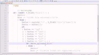 PHP File Upload Tutorial - Limit file extensions too!