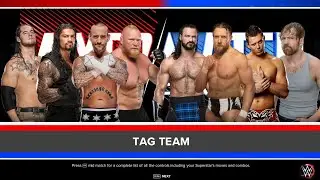 WWE 2K23 Team Roman Ringes VS Team Drew MicIntyer Extreme Rules Match 2K23