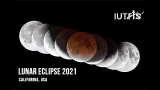 Time lapse of the Longest Partial Lunar Eclipse 2021