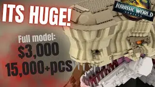 This will BLOW YOUR MIND! | The LARGEST Lego D-REX Moc EVER! (Jurassic World Rebirth Distortus Rex)