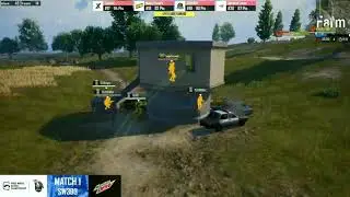 LOOPs Caiowski Playing with Fractured hand ✋| PMGC SUPER WEEKEND W3D3 Match 1 Erangle Map Highlights