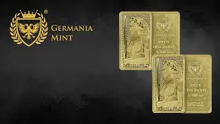 GERMANIA MINT - 1/100 & 1/200 OZ AU 999.9 MINTED BAR