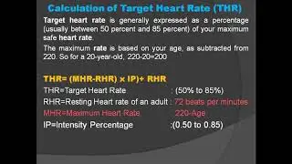 Exercise and Heart Rate zone, BMR