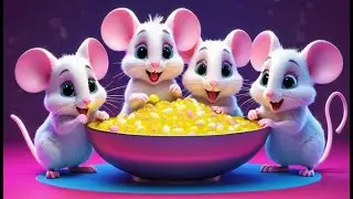 Three Tiny Mice Bake a Cake + More Nursery Rhymes & Kids Songs