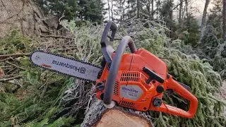 Making firewood with my husqvarna 543XP