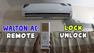 Walton ac remote lock/ unlock || Walton ac remote use || SHIFAT 
