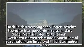 CSU-Parteispitze: Seehofers halber Abgang