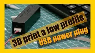 3d print a low profile USB A connector for your robot or microcontroller project