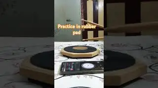 Rubber pad sticking practice #rubberpad #practicepad #practicevideo #practicemakesperfect