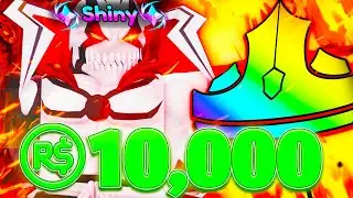 My LUCKIEST Unit EVER! | Spending $10,000 ROBUX For RULER Ichigo In Universal Tower Defense!