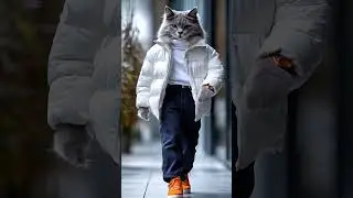Ash in Spring Styling #catash #catstyle #springstyle #duobersdrip#swag #runwayshow #animalsmodel