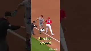 Corbin Carol with electric speed #baseball #mlb #baseballszn