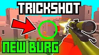 KRUNKER BEST TRICKSHOT SPOT!!! NEW BURG MAP (Sniper Gameplay)
