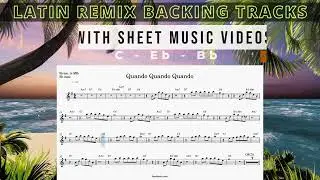 Quando, Quando, Quando | Latin Remix | Sax Backing Track | Basi per Sax