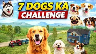 🐕 सात कुत्ते को जंगल में ढूढ़ना और JCB जीतने का challenge #video