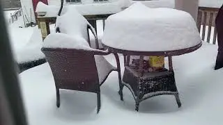 Unreal Snowfall in Dayton Captured on Security Camera | Winter Weather Alert |January 25, 2026