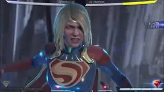 Supergirl Advanced Combo Montage - Injustice 2