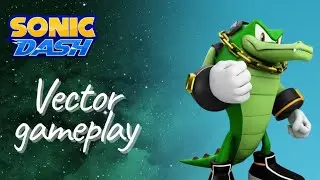 Sonic dash vector gameplay