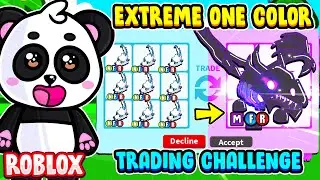 EXTREME ONE COLOR TRADING CHALLENGE In Adopt Me! (Roblox)