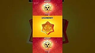 INSANE LUCK! Double Mythic + Legendary Chaos Drop Opening #brawlstars #legendary #chaos #mythic