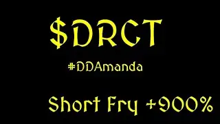 $DRCT Short Fry: +900% - #DDAmanda Analysis - #1 Stock Screener Finder