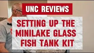 🐠 Setting up the minilake 5 Gallon Glass Fish Tank Kit | LED, Filter & Lid Included 🌿✨