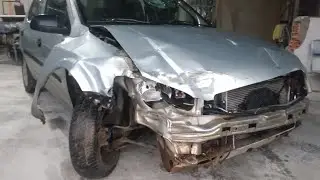 celta batido, tem solução? sim tem vídeo 1 #automotive #pinturaautomotiva #carros